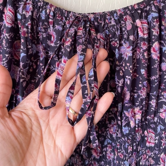 Christy Dawn Adelia Dress Rare Blooming Pomegranate Floral Cotton Maxi M NWT - Picture 6 of 11